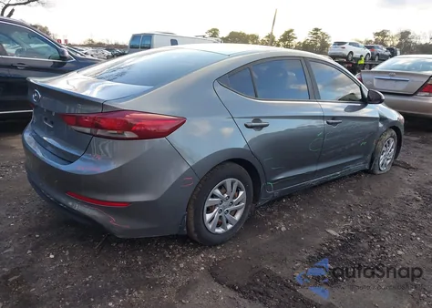 2018 Hyundai Elantra Se from USA, damaged, VIN KMHD74LF6JU575004